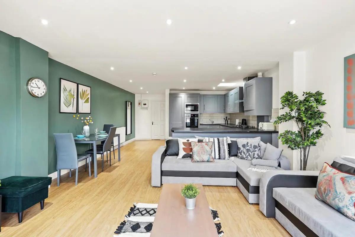 Elegant Flat - Sleeps 8 Lägenhet Bristol Exteriör bild